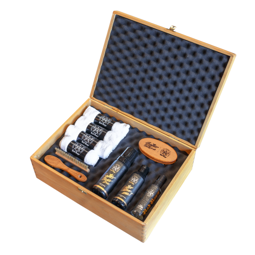 BadBoys Limited Wooden Leather Set